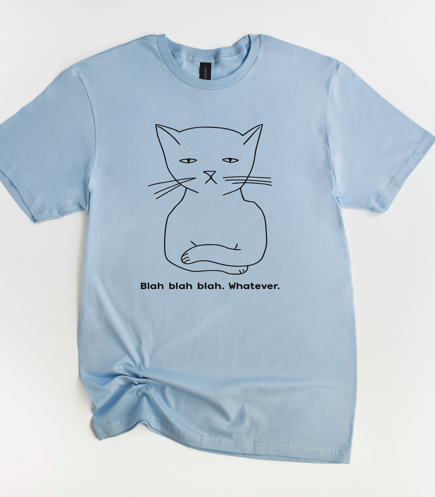 Blah Blah Blah Whatever Funny Cat Shirt