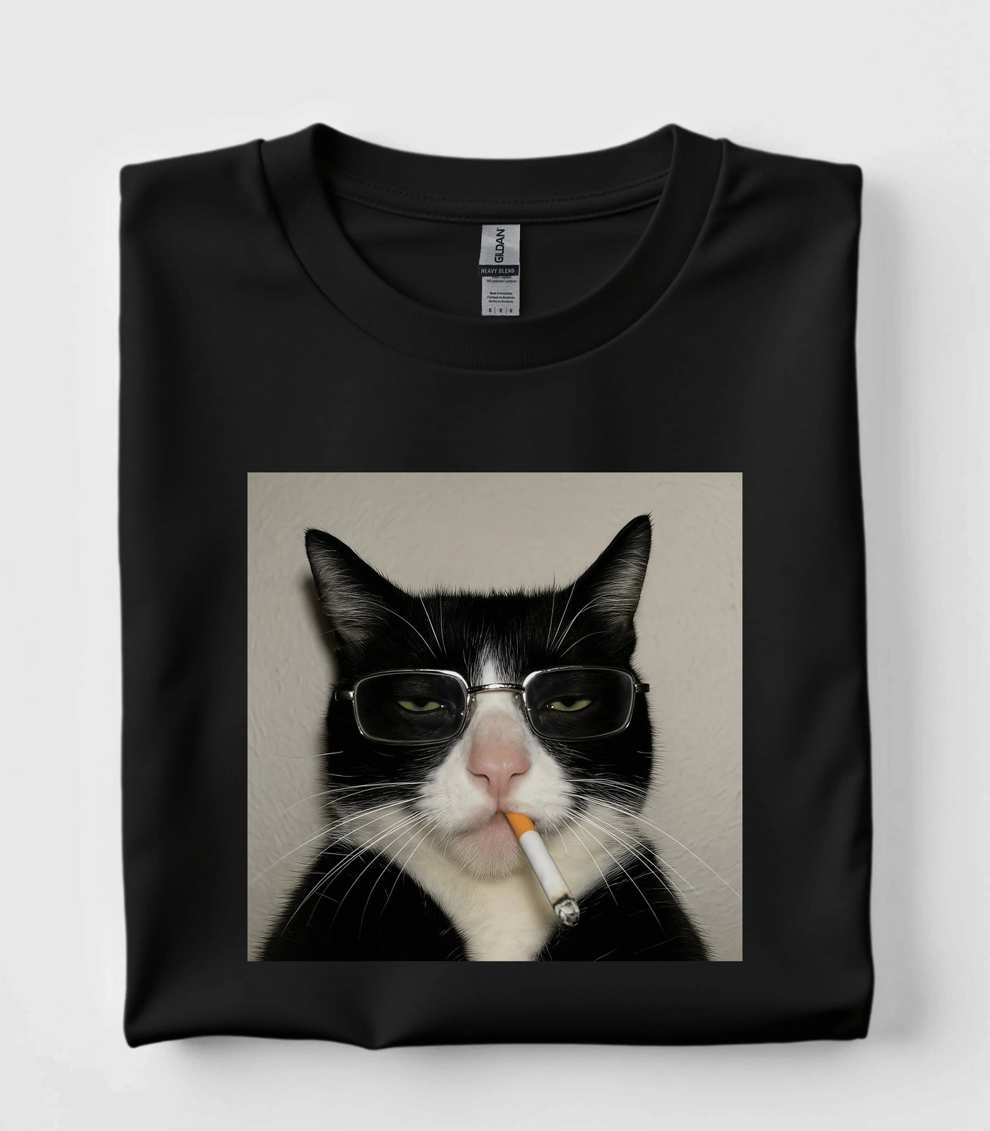 Funny Cat Smoking Meme Shirt
