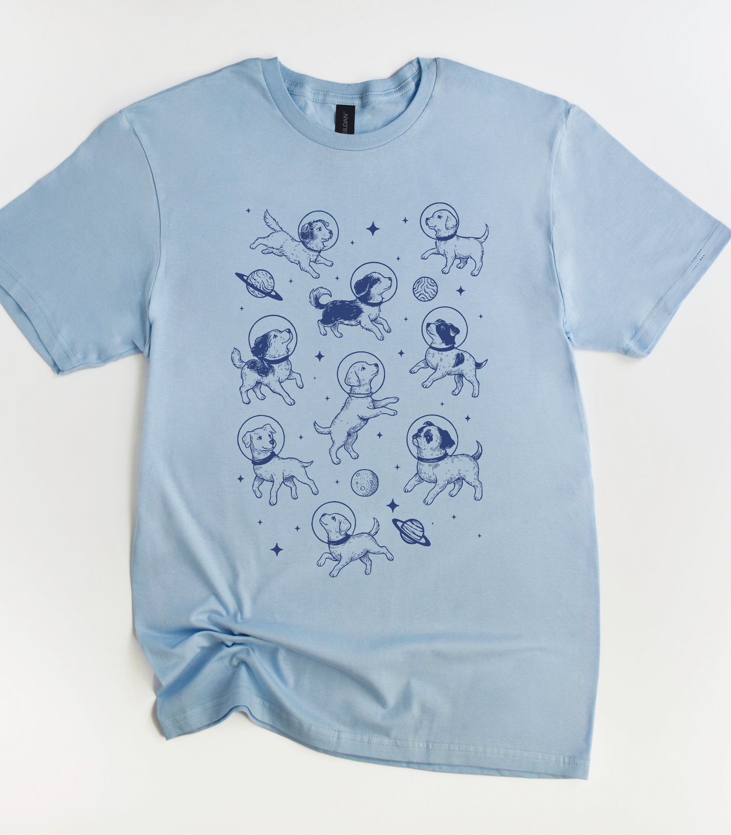 Dogs in Space Funny Dog T-Shirt