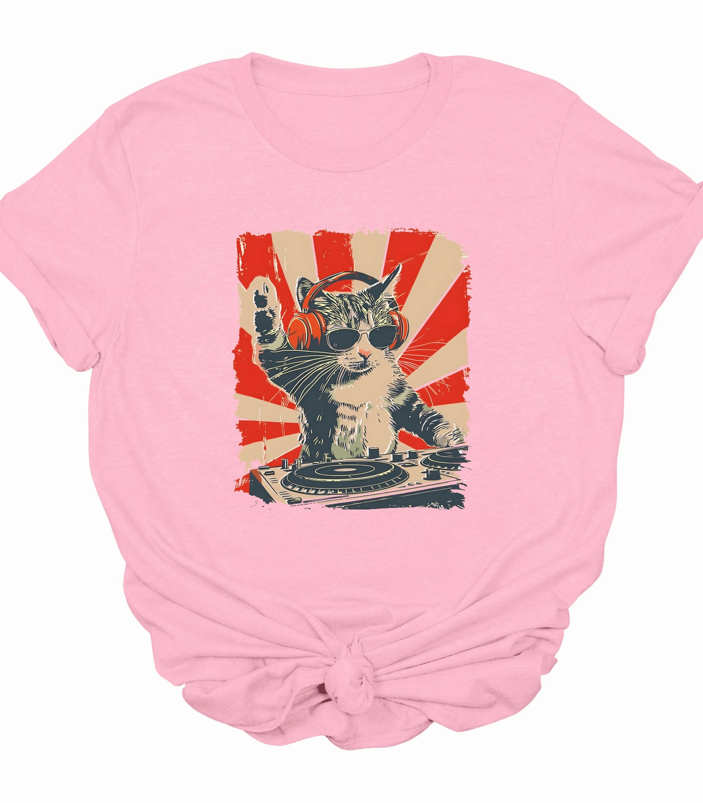 Cool DJ Cat T-Shirt