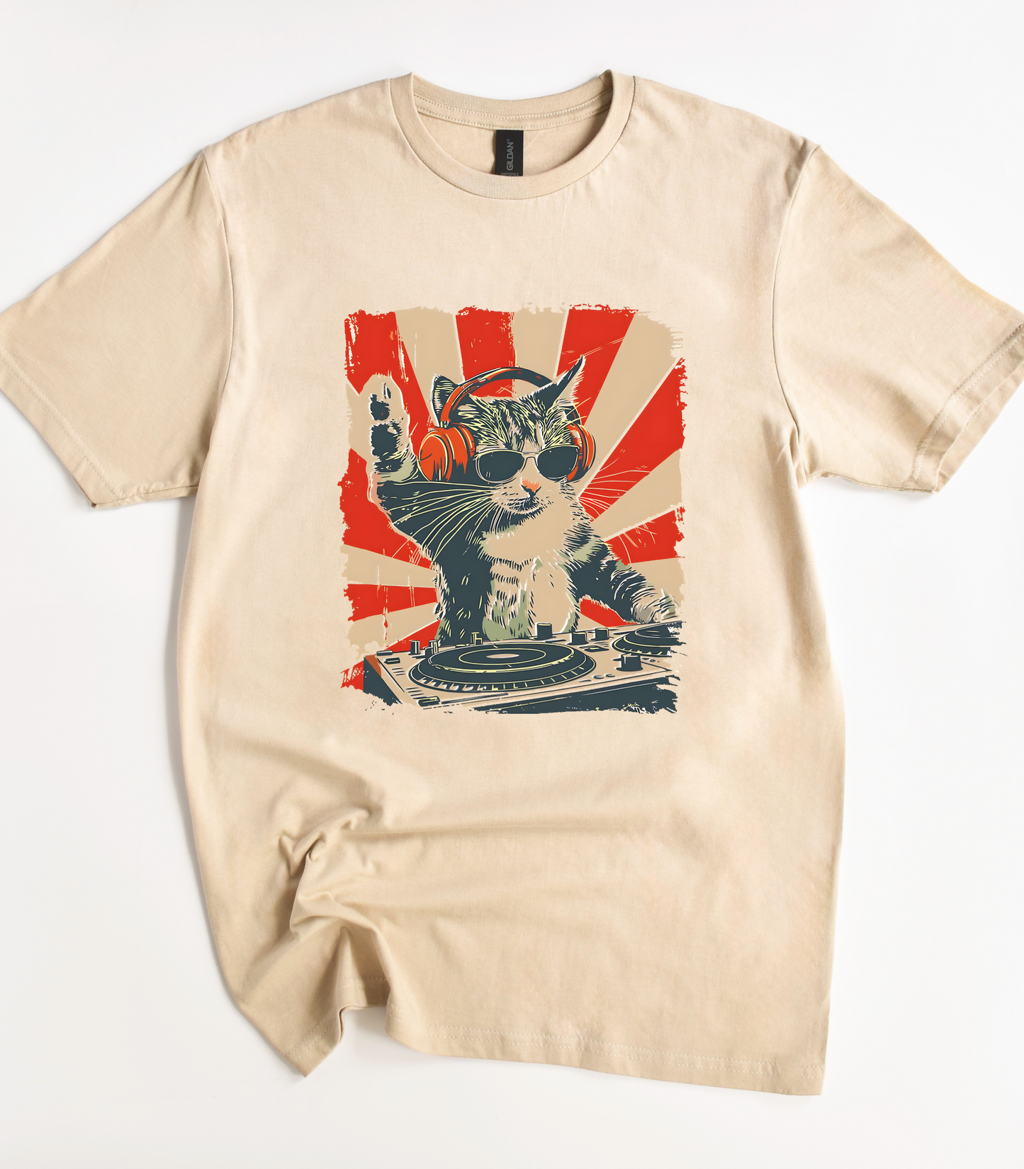 Cool DJ Cat T-Shirt