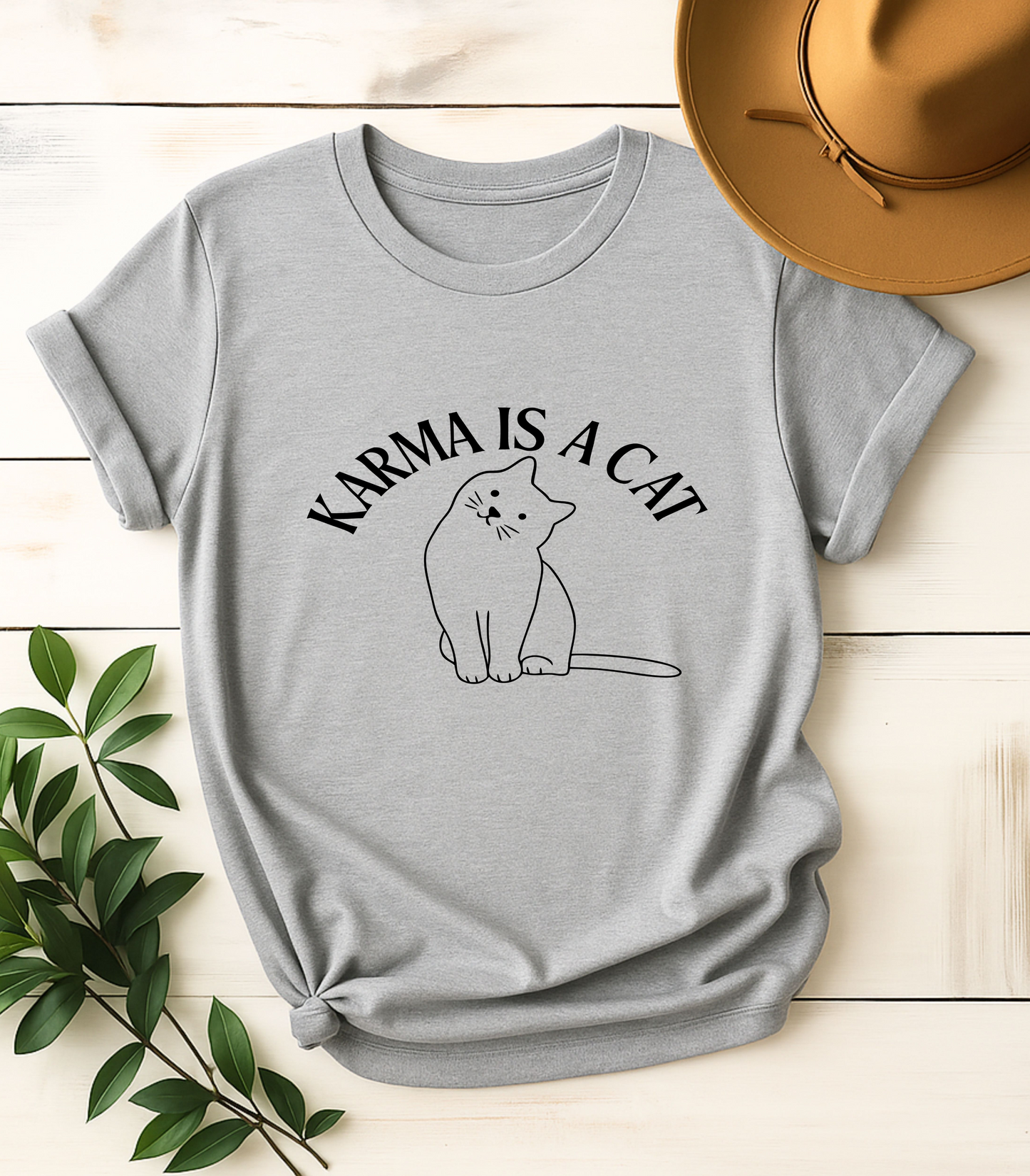 Karma Is A Cat T-Shirt