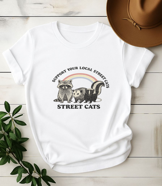 Support Your Local Street Cats T-Shirt