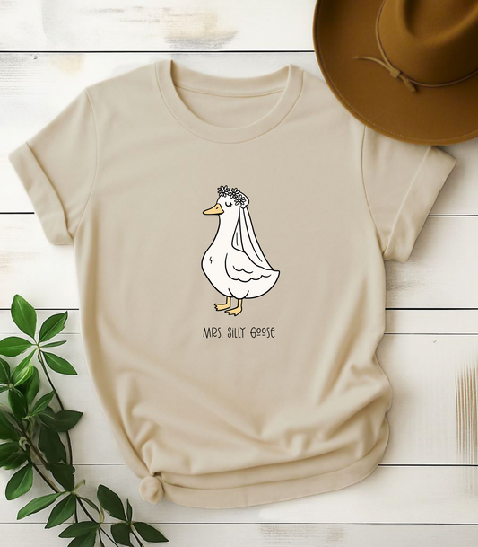 Funny Mrs. Silly Goose Bride T-Shirt