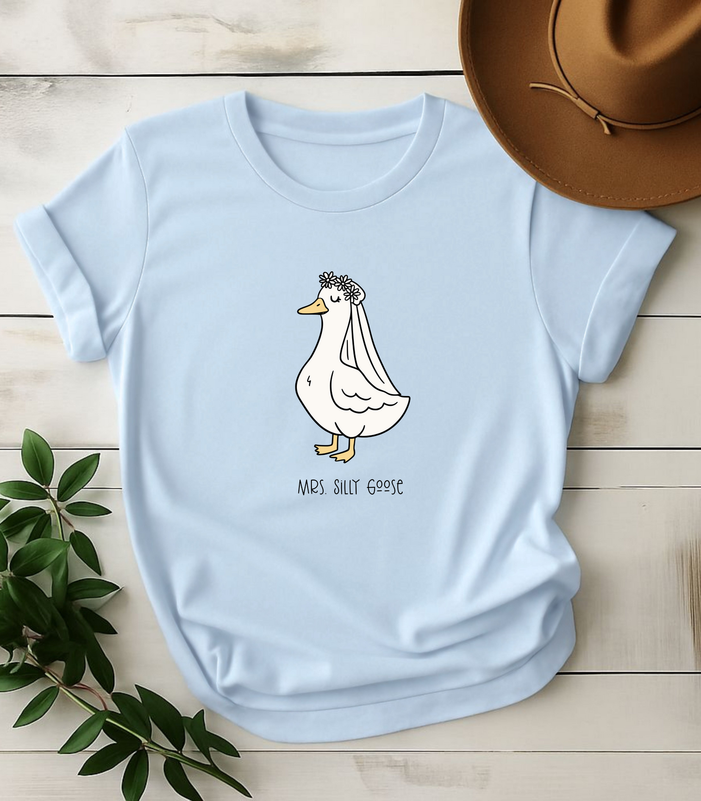 Funny Mrs. Silly Goose Bride T-Shirt