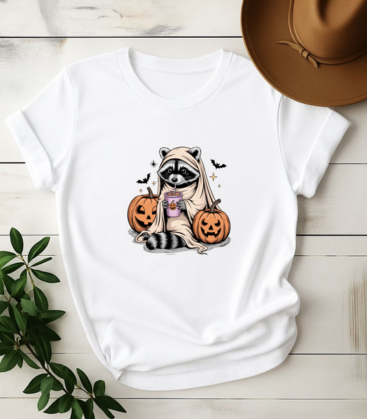 Halloween Cute Raccoon T-Shirt
