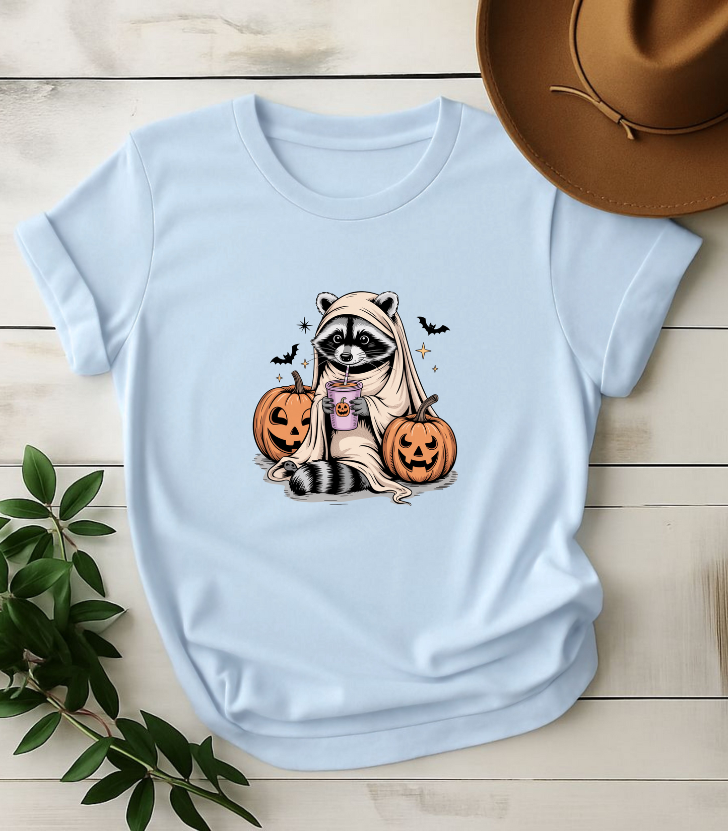 Halloween Cute Raccoon T-Shirt