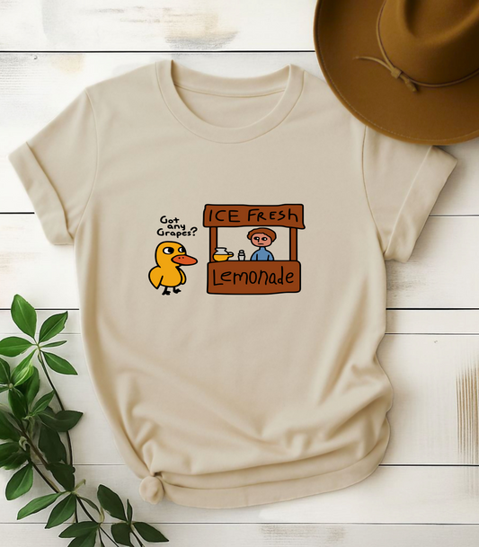 Got Any Grapes Cute Duck T-Shirt