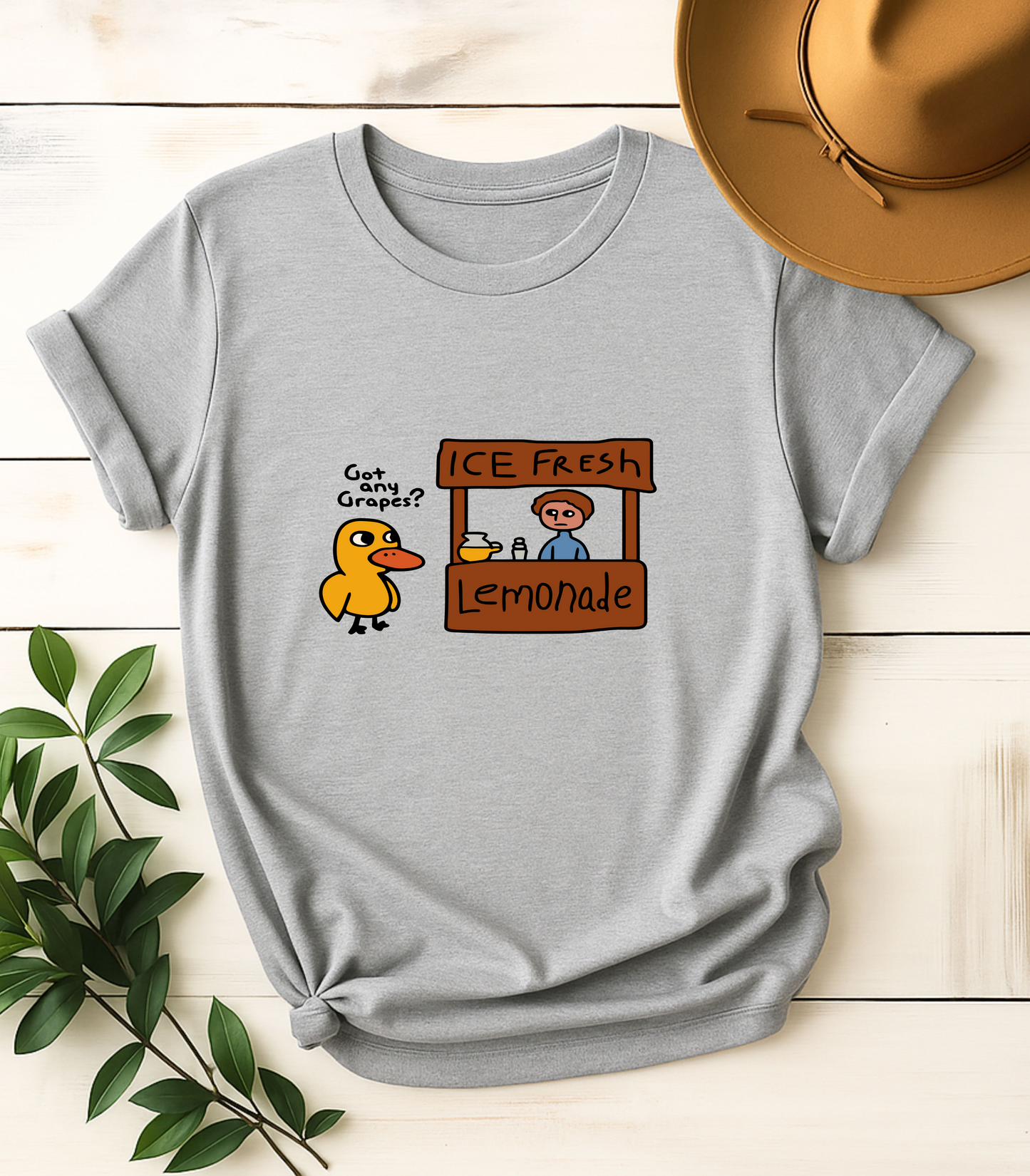 Got Any Grapes Cute Duck T-Shirt