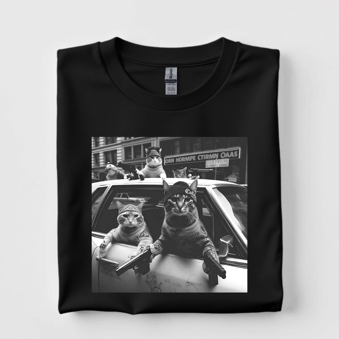 Funny Cat Gang T-Shirt