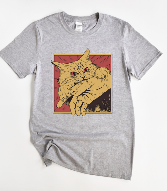 Vintage Cat Bite T-Shirt