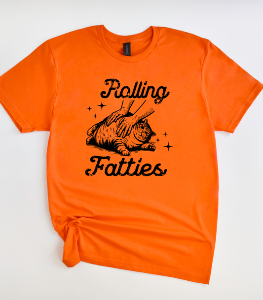 Rolling Fatties Cat T-Shirt