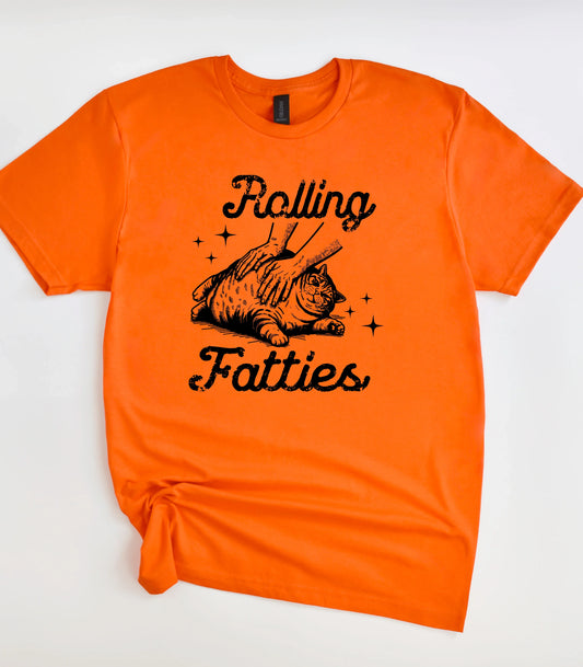 Rolling Fatties Cat T-Shirt