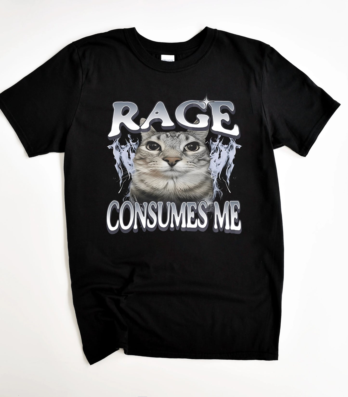 Rage Consumes Me Cat T-Shirt