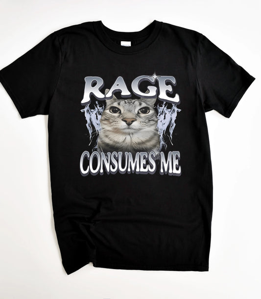 Rage Consumes Me Cat T-Shirt