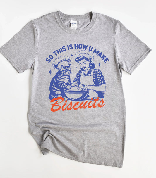 Vintage Baking Cat T-Shirt