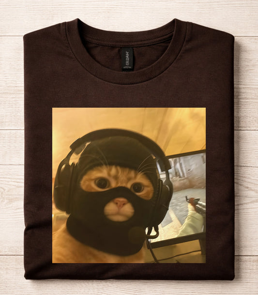 Funny Thief Cat T-Shirt