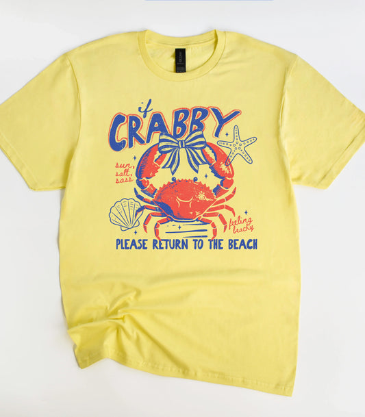If Crabby Return To Beach T-Shirt