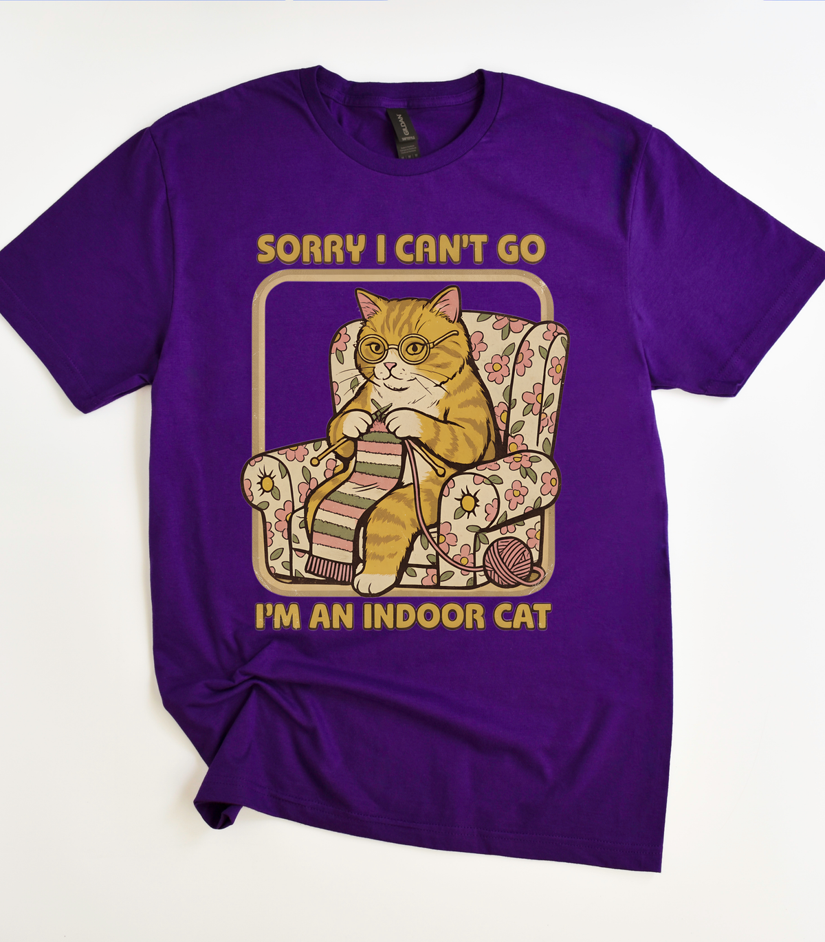 Sorry I Can't Go I'm An Indoor Cat T-Shirt