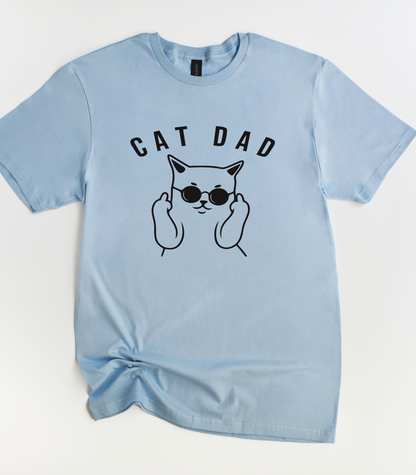 Cat Dad Funny T-Shirt