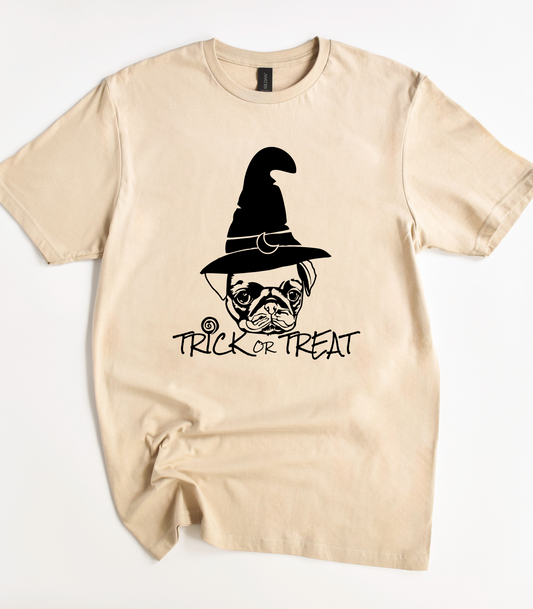 Trick-Or-Treat Pug Halloween Shirt