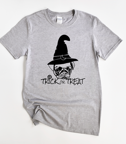 Trick-Or-Treat Pug Halloween Shirt