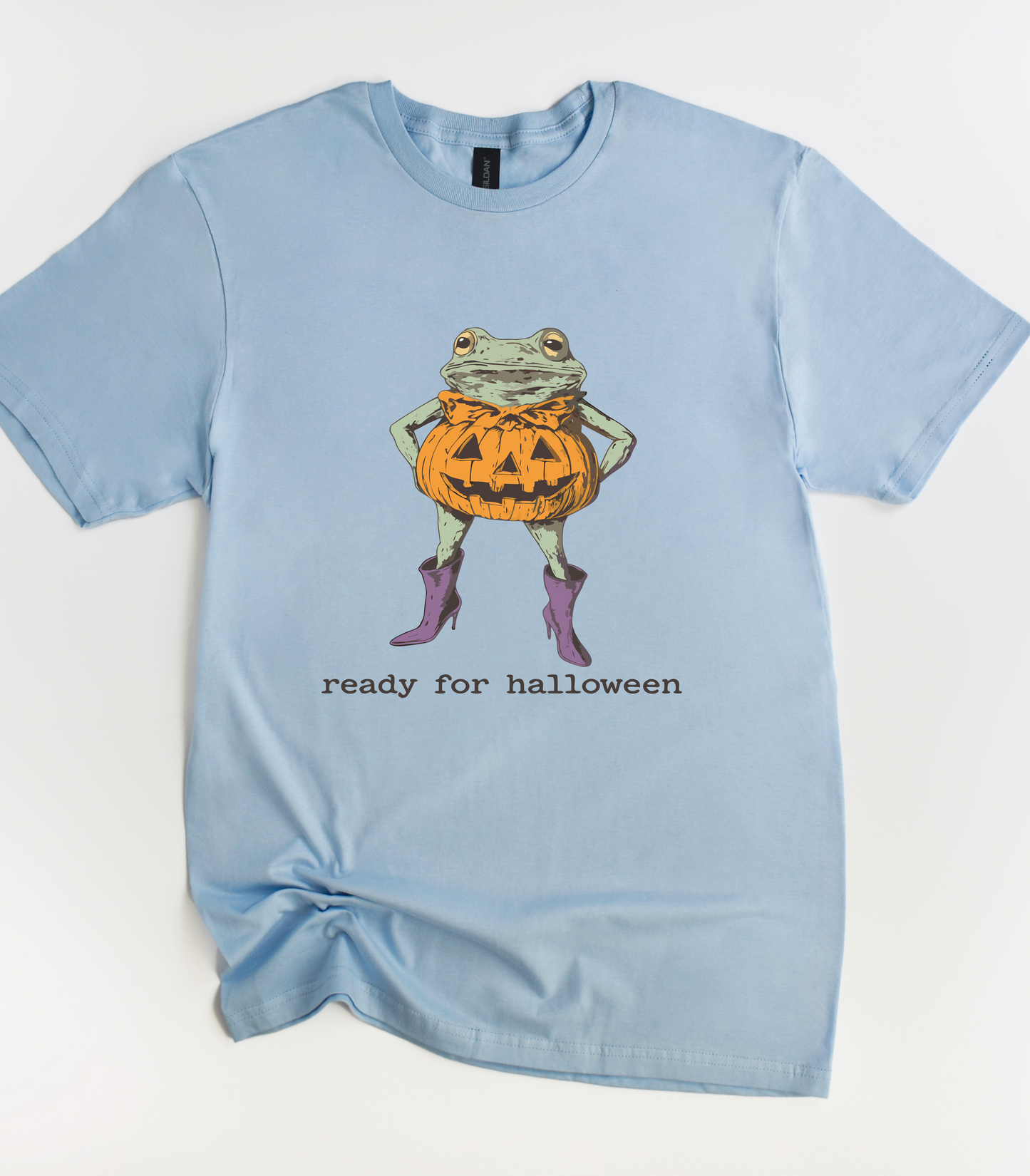 Ready For Halloween Frog Pumpkin Shirt