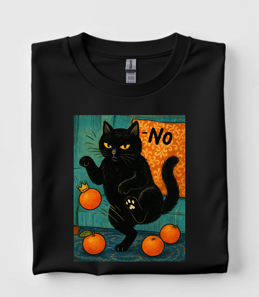 No Kings In America Black Cat Shirt