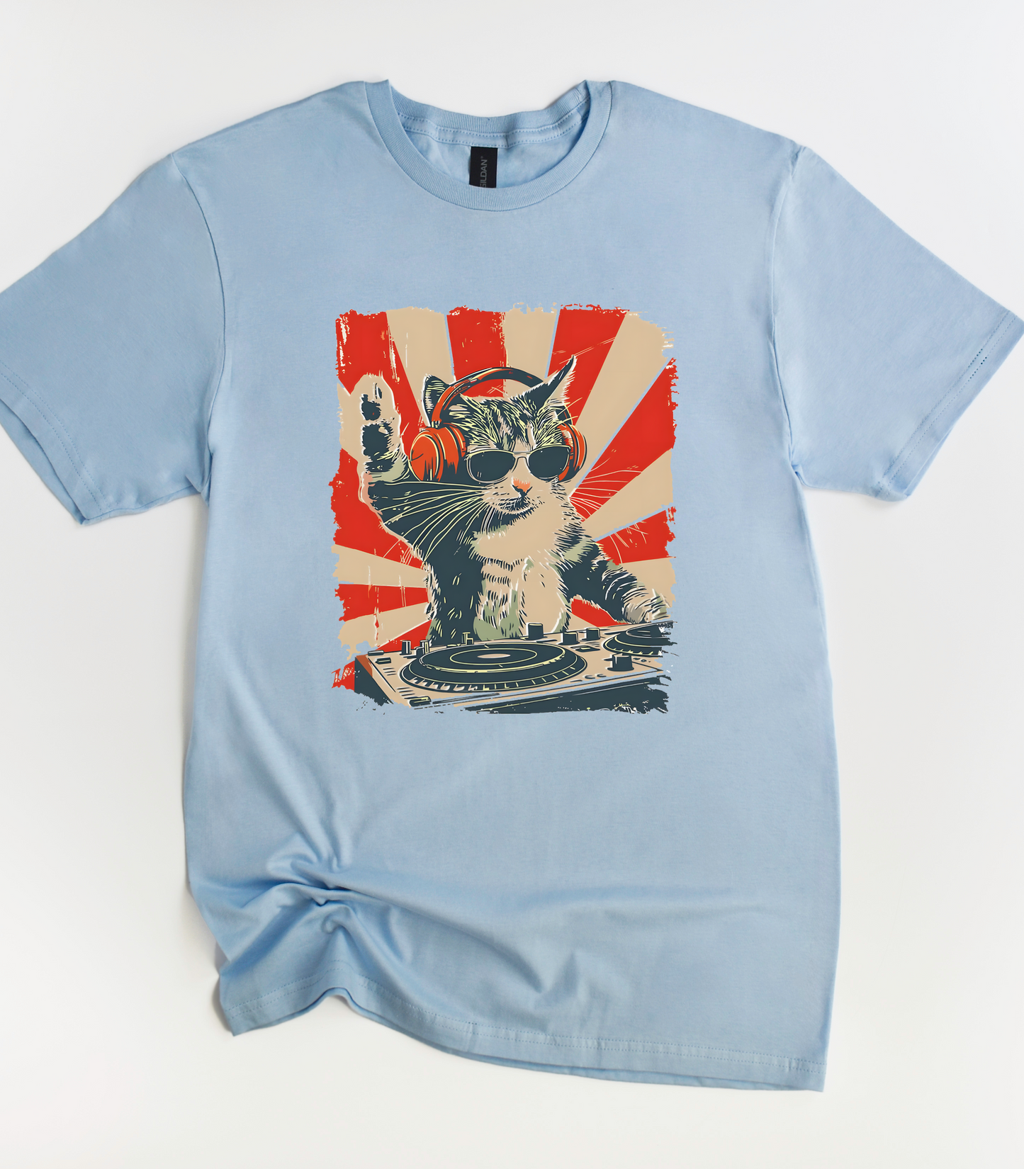 Cool DJ Cat T-Shirt