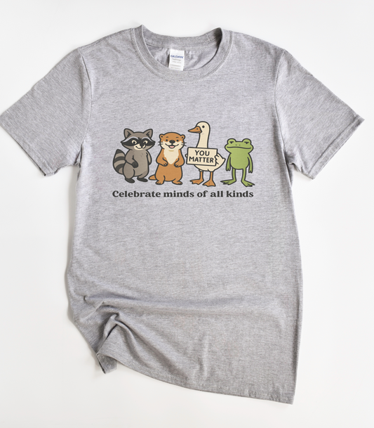Celebrate Minds Of All Kinds T-Shirt