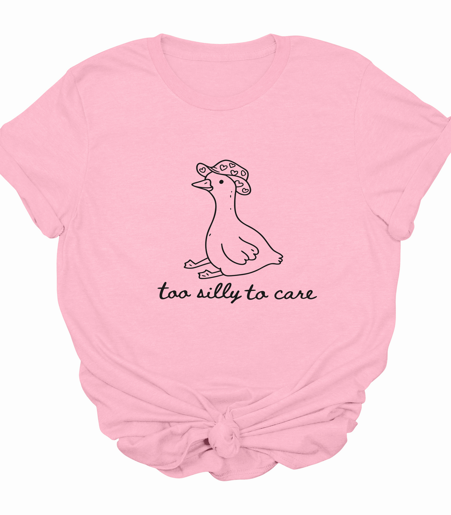 Too Silly To Care Goose T-Shirt