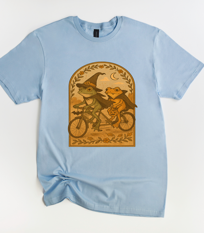 Retro Frog And Toad Halloween T-Shirt