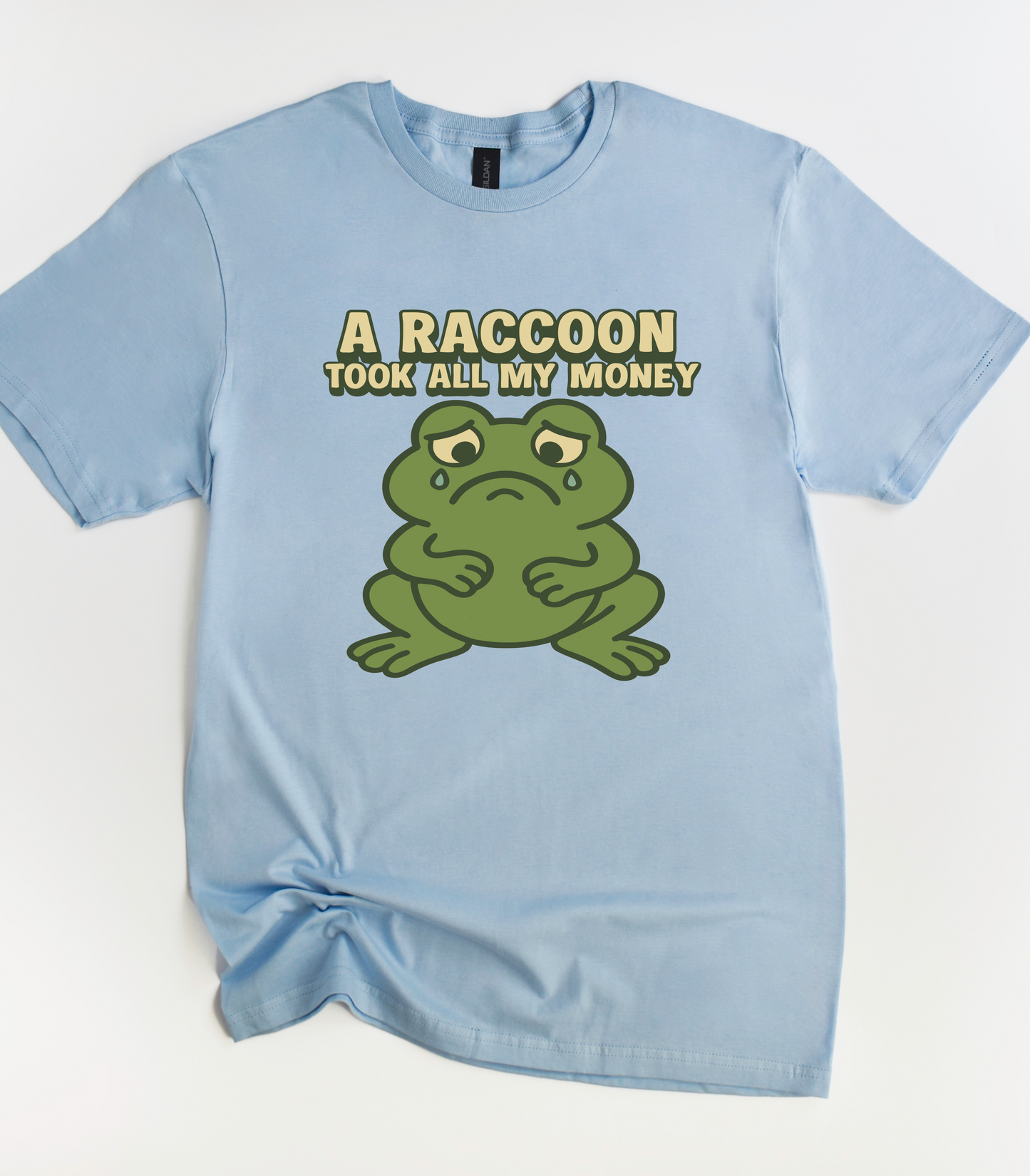 A Raccoon Took All My Money Frog T-Shirt