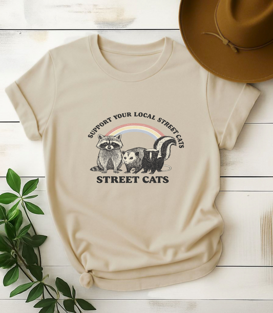 Support Your Local Street Cats T-Shirt