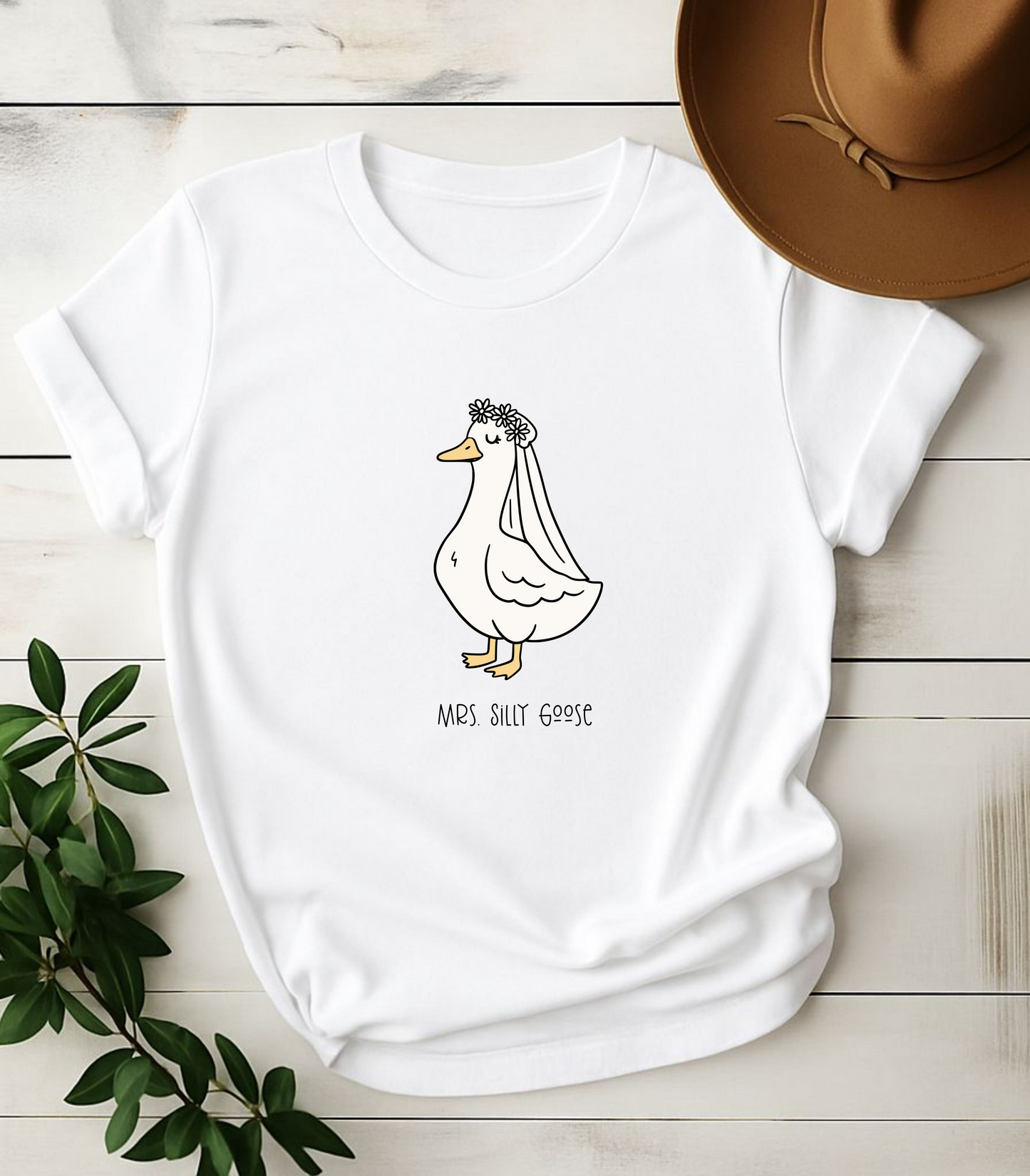 Funny Mrs. Silly Goose Bride T-Shirt