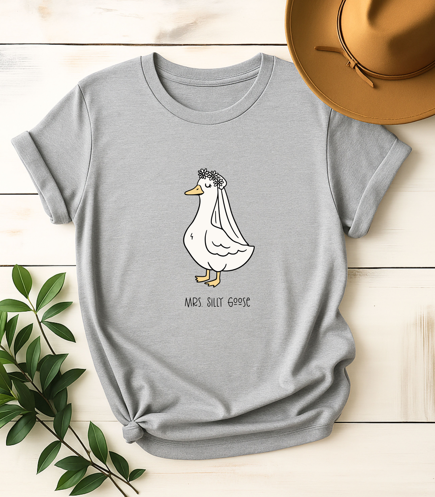 Funny Mrs. Silly Goose Bride T-Shirt