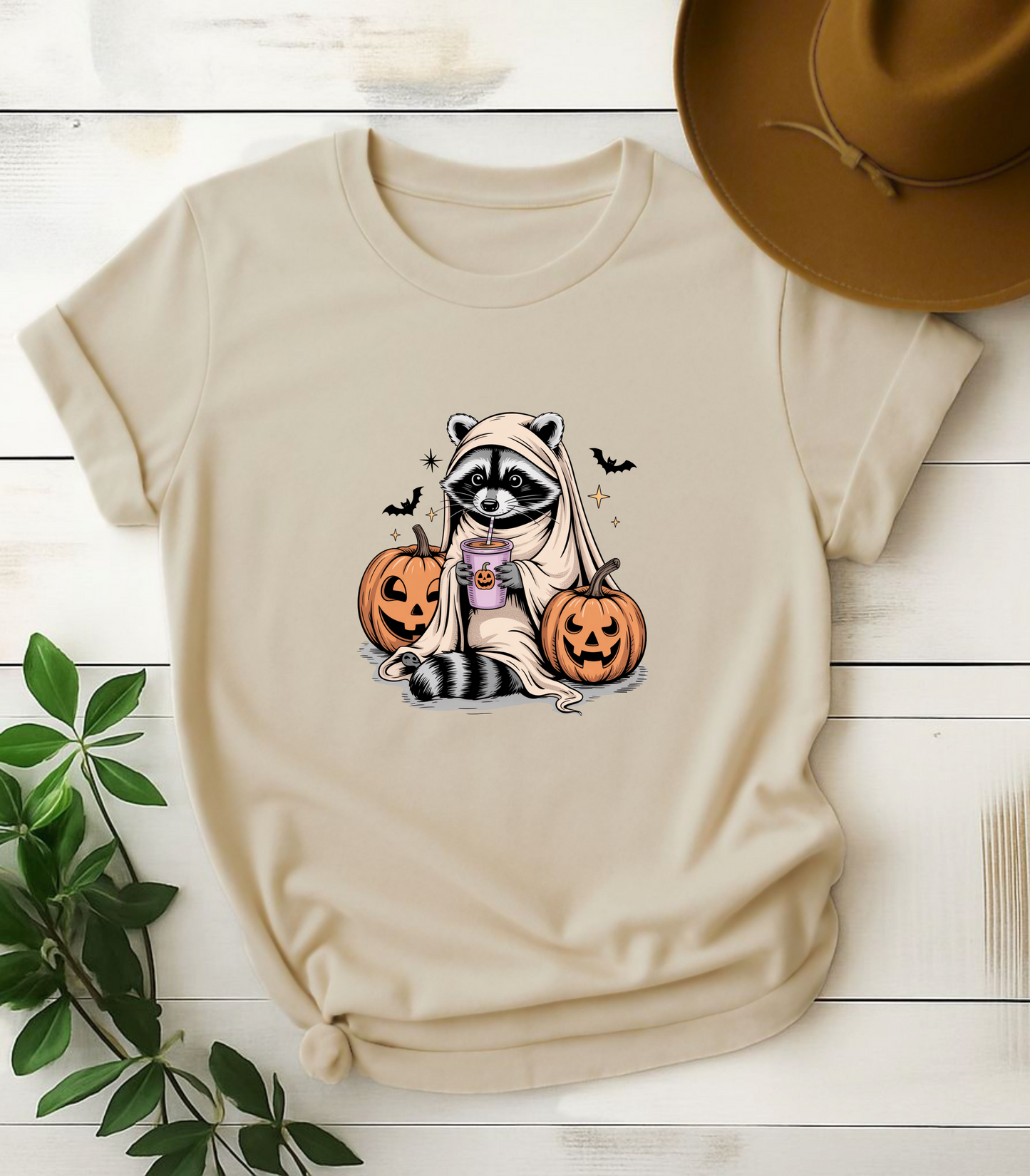 Halloween Cute Raccoon T-Shirt