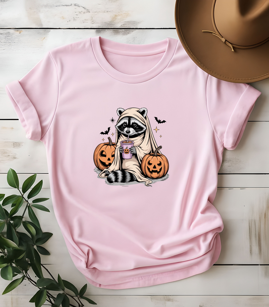 Halloween Cute Raccoon T-Shirt