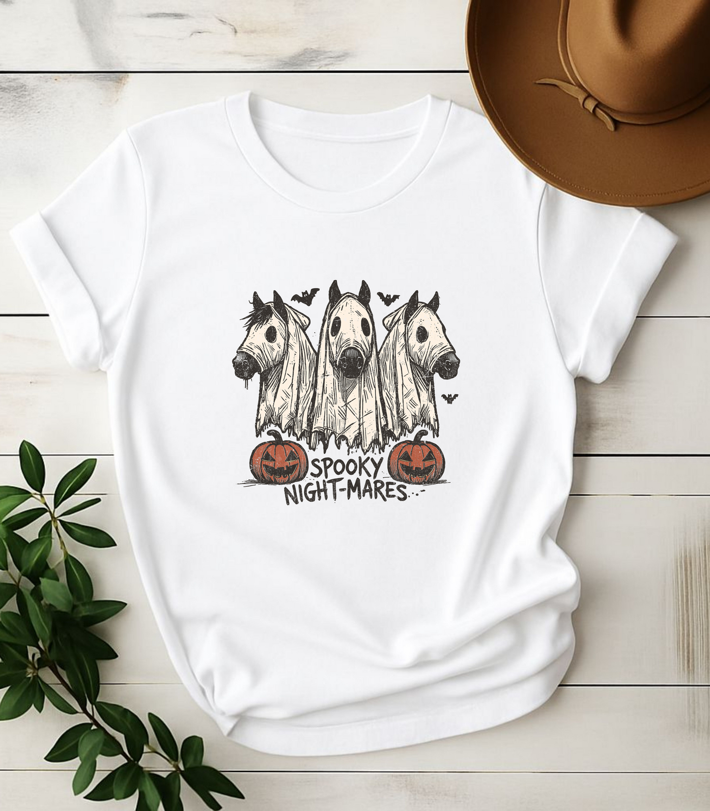 Halloween Spooky Night-Mares Horse T-Shirt