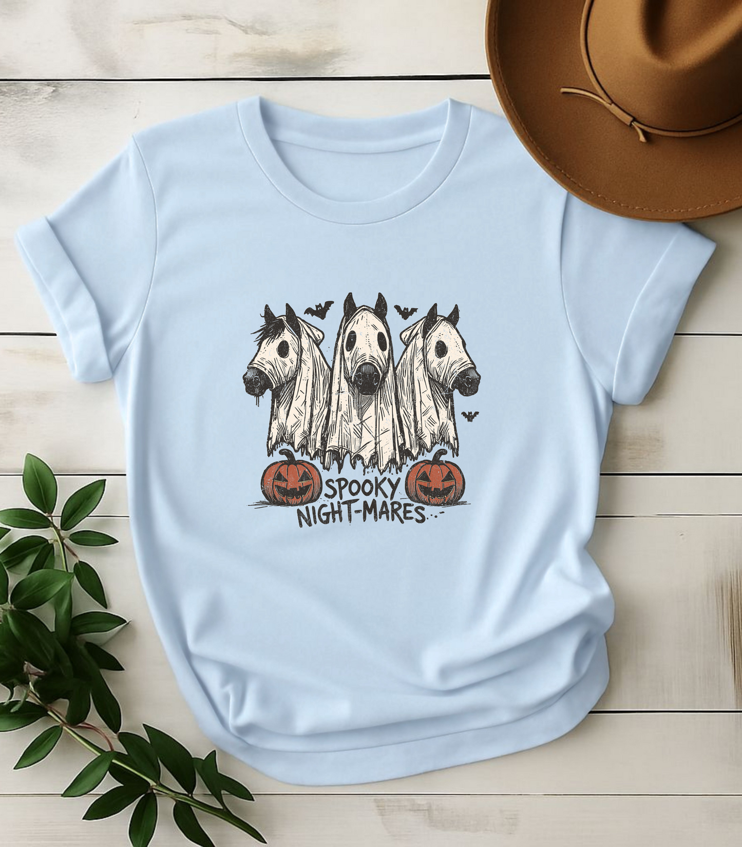 Halloween Spooky Night-Mares Horse T-Shirt