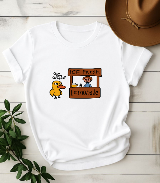 Got Any Grapes Cute Duck T-Shirt