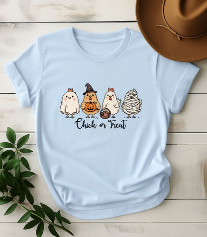 Chick Or Treat Halloween Funny T-Shirt