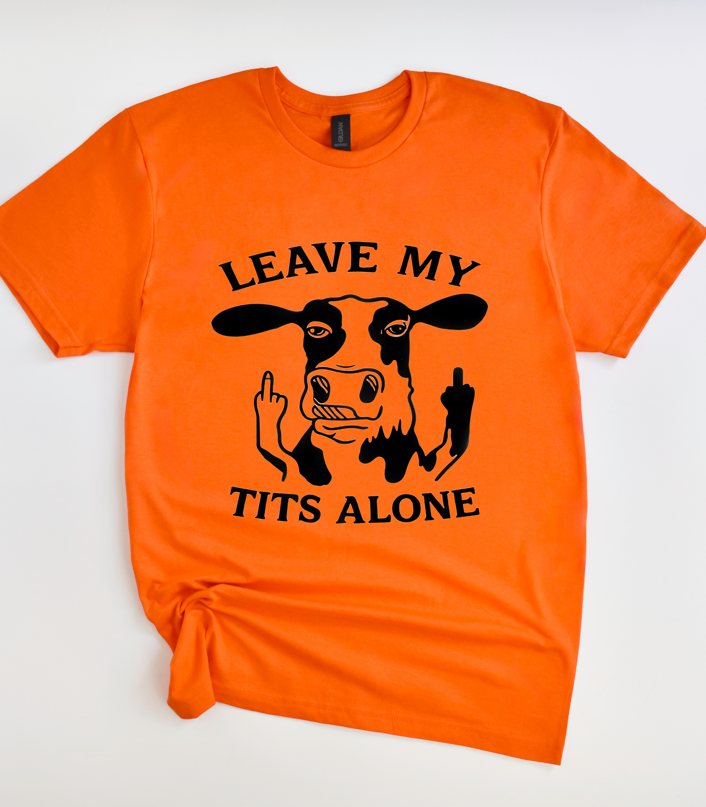 Leave My Tits Alone Cow T-Shirt