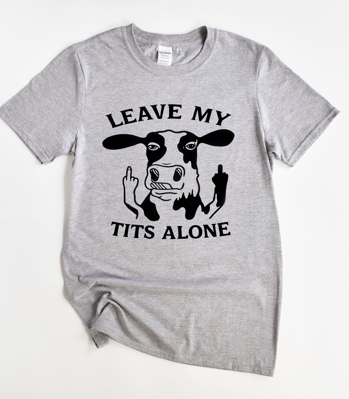 Leave My Tits Alone Cow T-Shirt