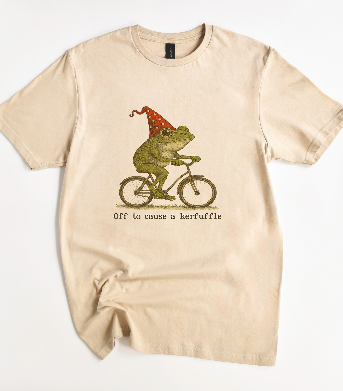 Off To Cause A Kerfuffle Frog T-Shirt