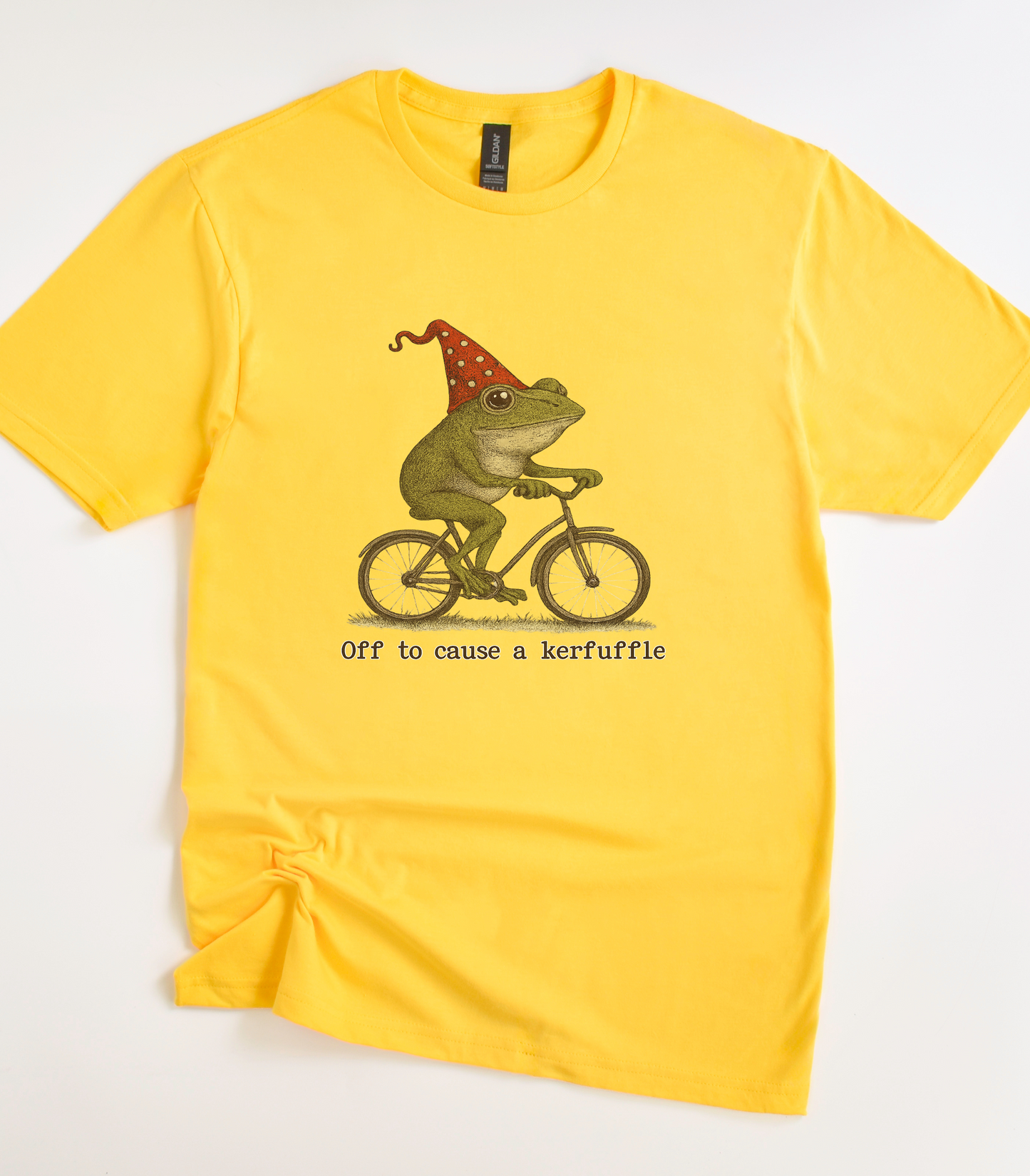 Off To Cause A Kerfuffle Frog T-Shirt