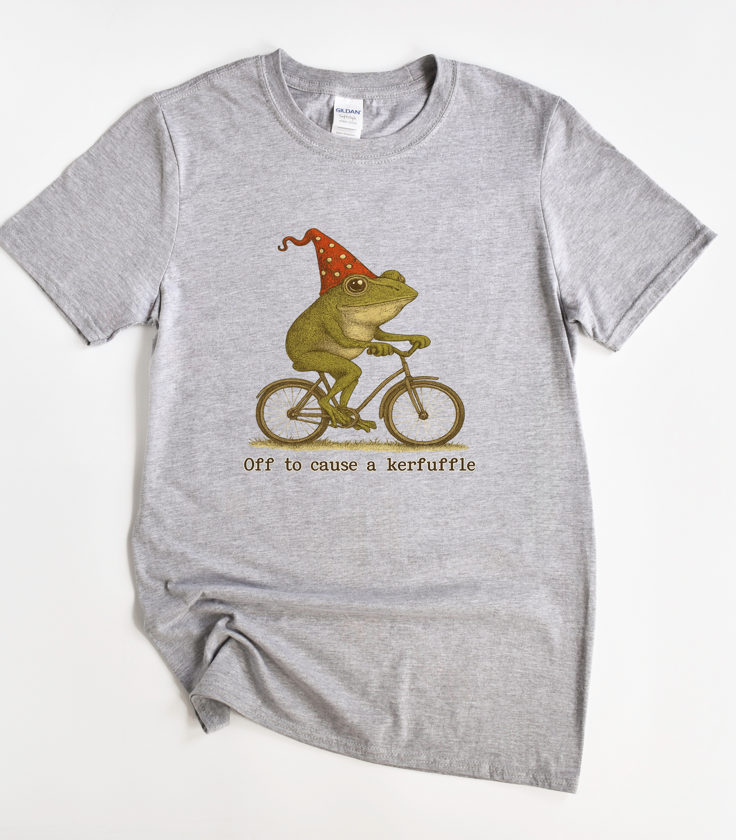 Off To Cause A Kerfuffle Frog T-Shirt