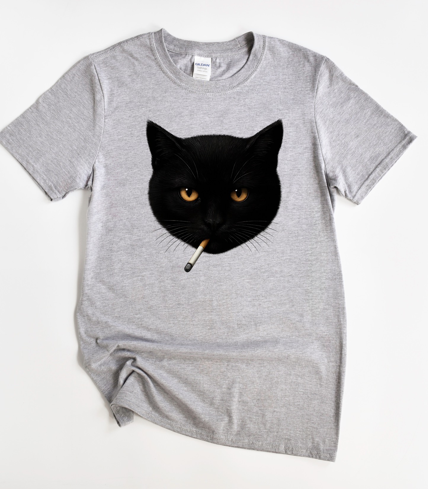 Smoking Cat T-Shirt