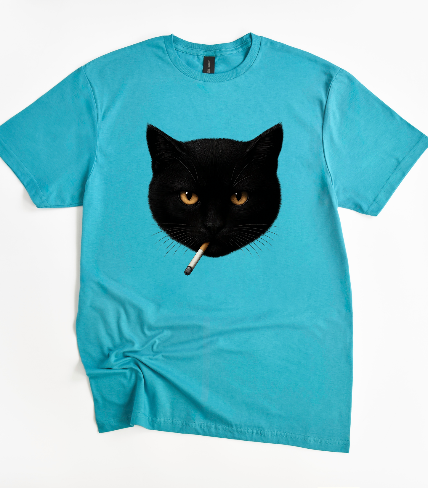 Smoking Cat T-Shirt