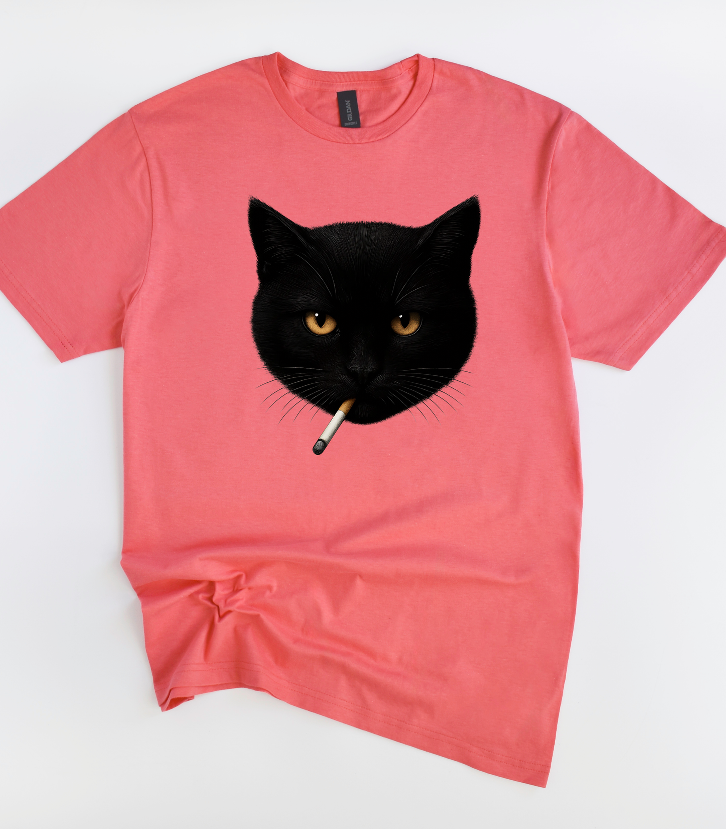 Smoking Cat T-Shirt